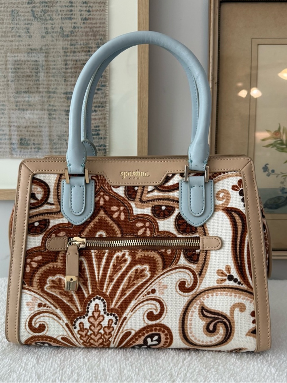 St. Simons Sarah Satchel by Spartina 449 Purse Handbag Classy Summer Tote Bag